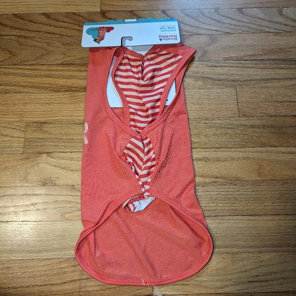 Coral MEDIUM DOG LOVER not a BITER Tank Top Pet Apparel Boots & Barkley